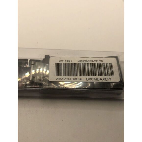 Hadley Roma Watch Band Replacement Parts Links Black In Box MB5177T PY42 - Picture 4 of 6